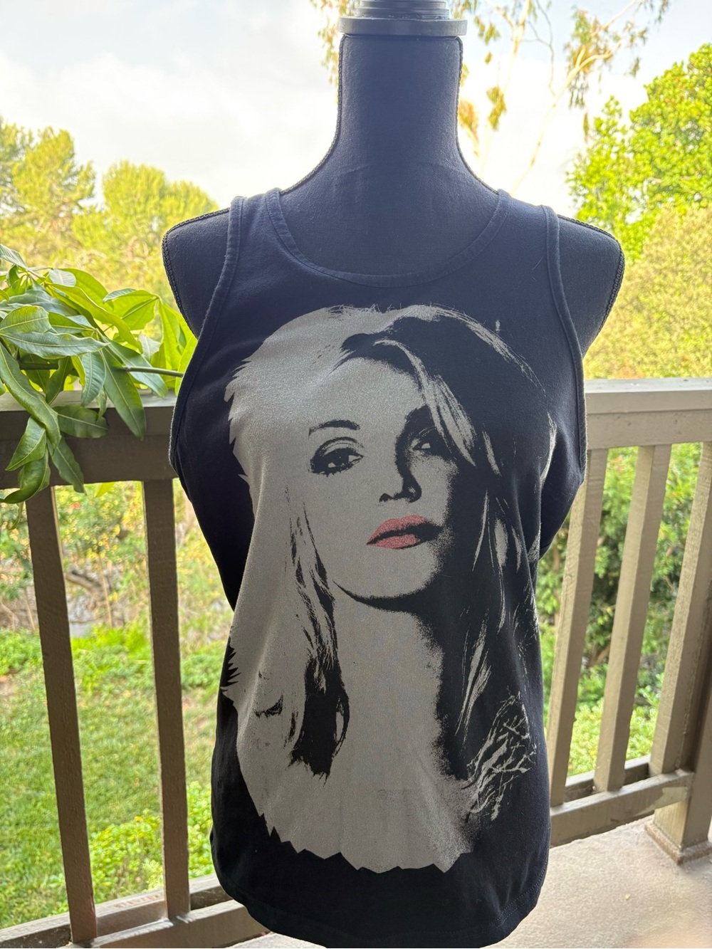 Britney Spears Collection Black Graphic Women's Tank Top Size Small